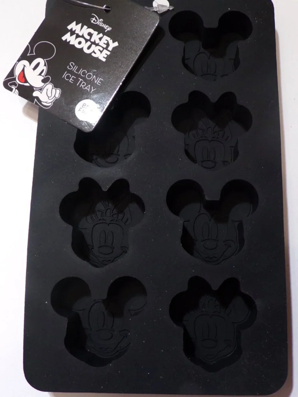 Disney Lilo & Stitch and Mickey Mouse Silicone Ice Trays (2-Piece Set)